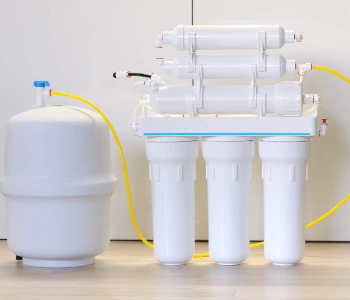 Water Purification System. Domestic Reverse Osmosis Filter