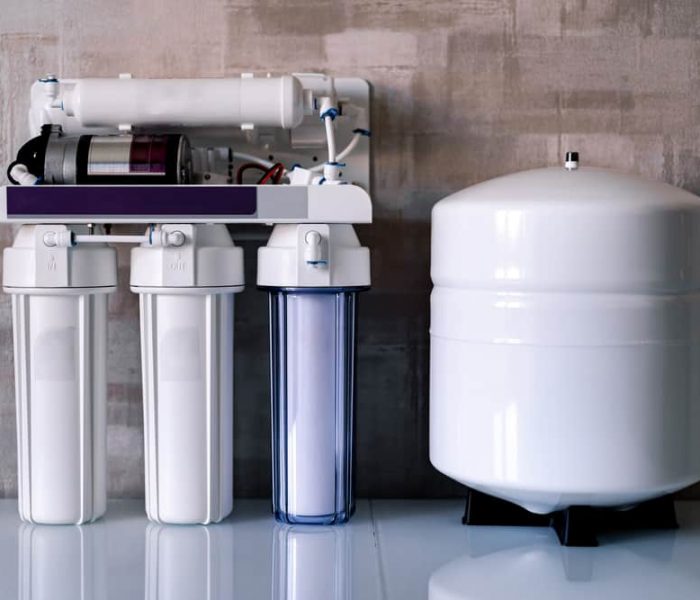 Reverse Osmosis Water Purification System At Home.